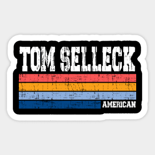 Tom Selleck // Retro Style Sticker